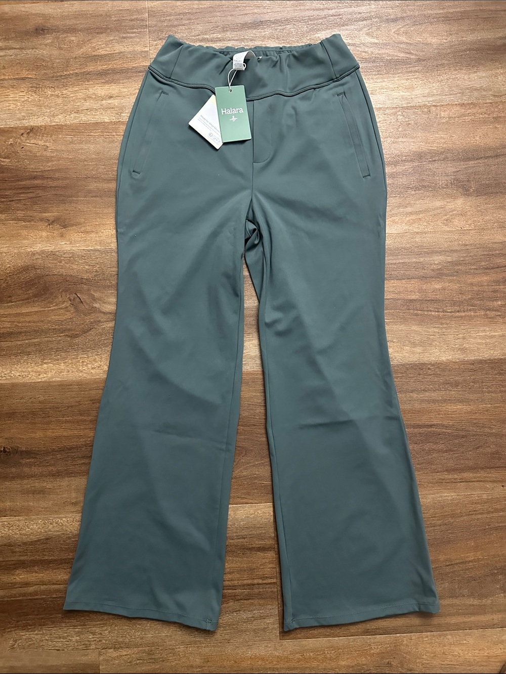 HALARA Women’s Teal/Green Dress Pants NWT